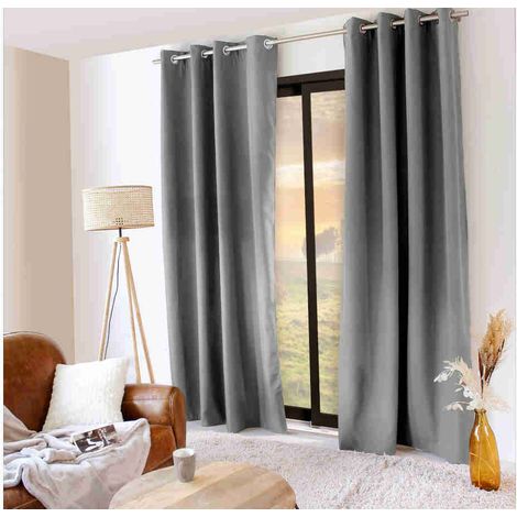 Rideau Thermique Glacier 135 x 240 cm - Enjoy Home - 2 rideaux