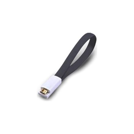 Atlantis Land 0.2m USB 2.0 A - Micro USB 2.0 B M/M cavo USB 0,2 m USB A Micro-USB B Nero (1/2)