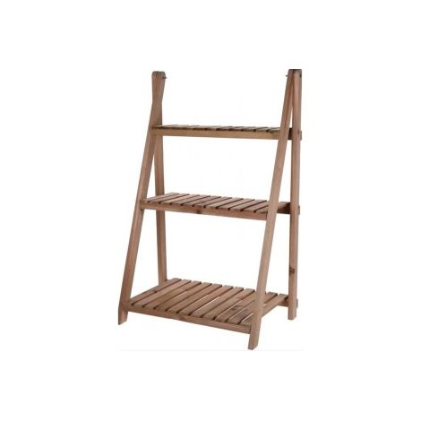 ESTANTERIA MADERA JARDIN 3 ESTANTES 68 X 38 X H96 CM - KR5000040 (1/2)