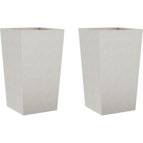 Maison Exclusive - Pflanzkübel 2 Stk. 45x45x75 cm Edelstahl