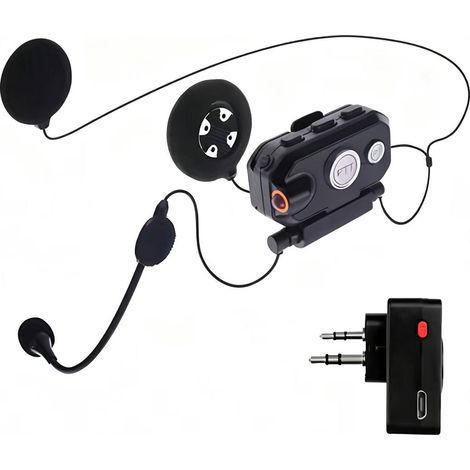 Bluetooth-Headset für Motorradhelme, Walkie-Talkie, Integralhelm, wasserdicht, frostsicher, Sport, HB880 M Kopfadapter (1/4)