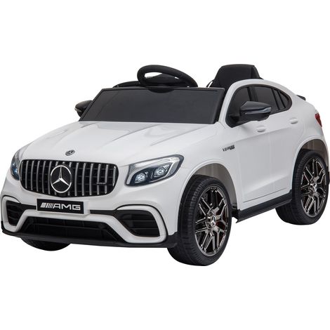 Macchina Elettrica per Bambini 12V con Licenza Mercedes GLA 45 AMG Bianca (1/5)