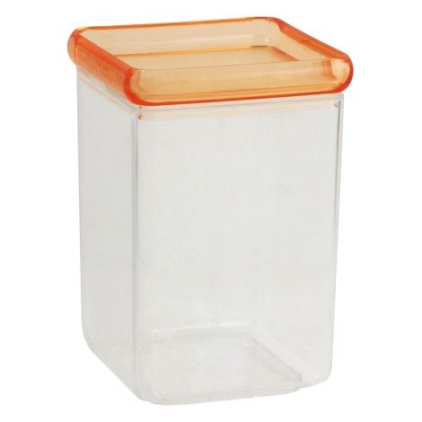 BOTE COCINA ACRILICO CUAD.1,3L - 11X16,5 CM (1/2)