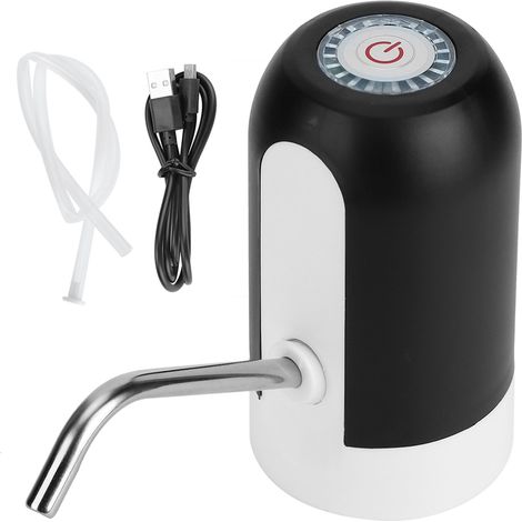 Pompe à eau électrique USB intelligente portable pour bouteille d'eau, usage domestique, DC5V, noir (1/5)
