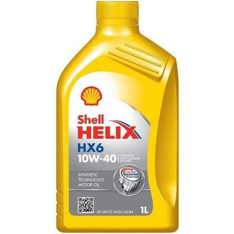 Shell Helix HX6 10W-40 Motoröl 1 Liter transparent