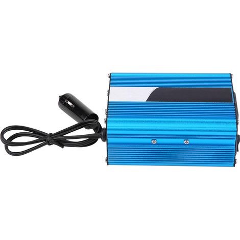 500-W-Wechselrichter für 12 V Gleichstrom auf 220–240 V Wechselstrom (Spitzenleistung 600 W) mit zwei USB-Ladegeräten (1/5)
