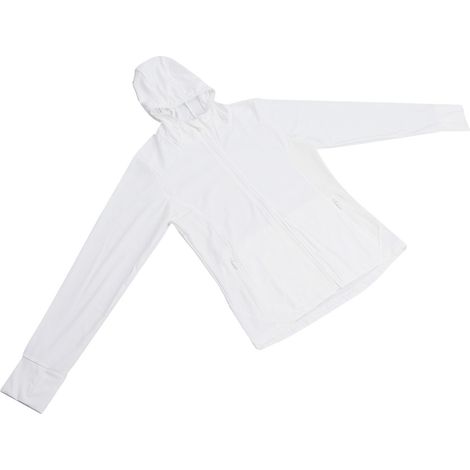 Veste anti-UV manches longues respirante légère coupe-vent été, pull à capuche protection solaire pour randonnée, pêche et activités extérieures, bloque les rayons nocifs. (1/5)