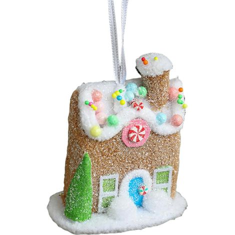 Hängender Anhänger aus Schaumstoff, festliche Dekoration für den Weihnachtsbaum, handgefertigte Accessoires, saisonale Ladendekoration (1/5)
