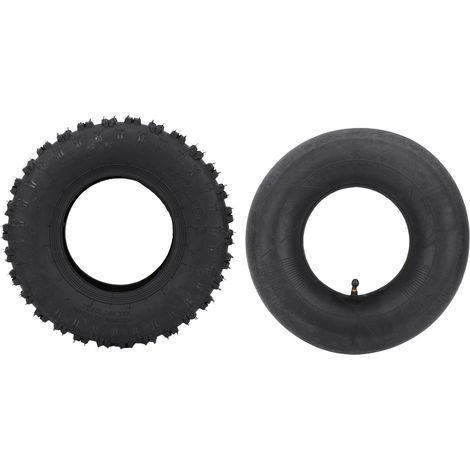Pneu 4.10-6 et chambre à air Tubes en caoutchouc haute résistance de remplacement pour kart chinois, tracteur ATV (1/5)