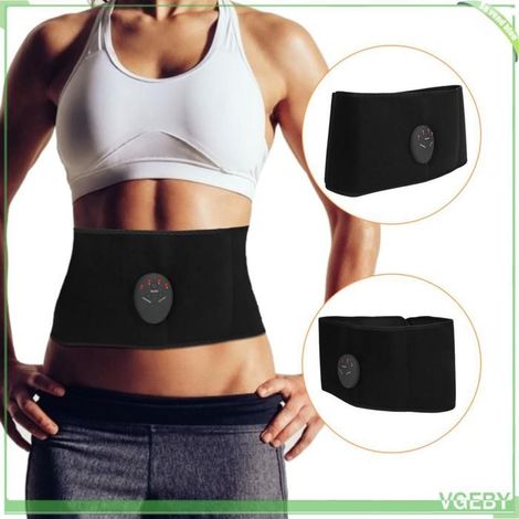 Ceinture d'entraînement - FAFEICY - 110x18 cm - EMS 6 modes 9 niveaux - Tissu respirant lavable - Fermeture crochet (1/5)