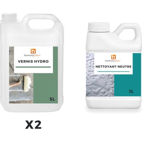 Kit Vernis Hydro pour béton à l'hélicoptère - 50 m² - Harmony Béton