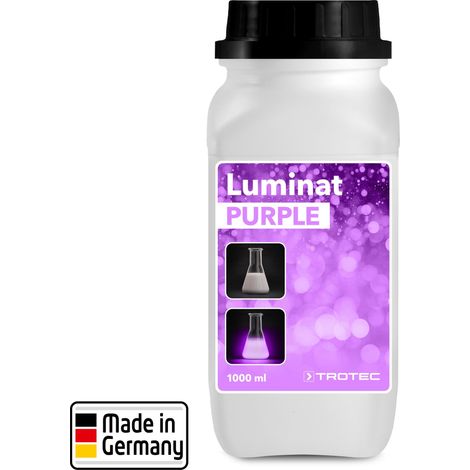 TROTEC Luminat lila 1 L  Markierungsfarbstoff, UV-Tracer zur Rohrbruchortung  Leuchtfarbstoffe zur UV-Fluoreszenzanregung