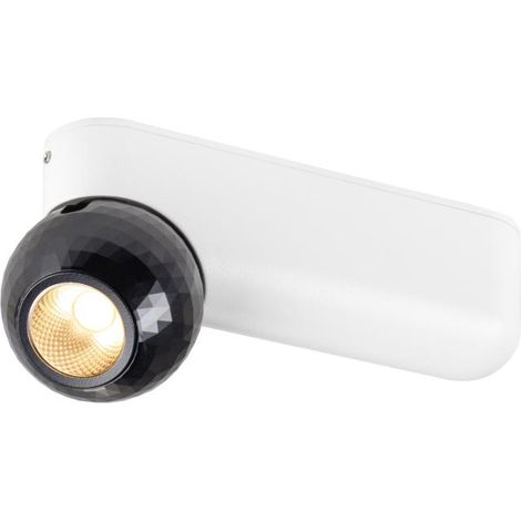 Plafonnier et applique DYSKO PHASE 2700K 67 W 36° blanc / noir - SLV - 1010301 (1/3)