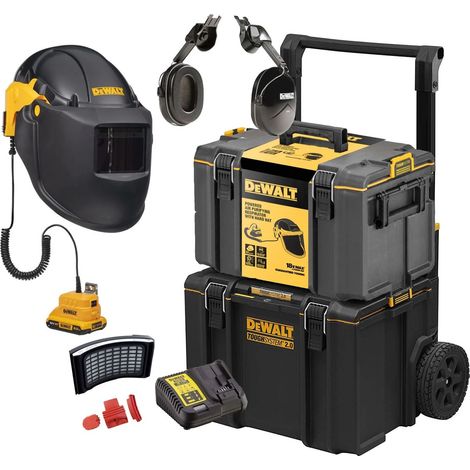 Dewalt Powered Air Purifying Respirator Bump Cap & Welding Lens + DS450 Rolling (1/5)