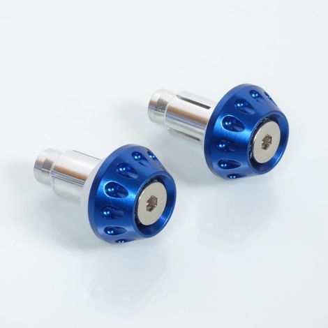Embout de guidon Mad pour Deux Roues MAD Bleu / 14mm ou 18mm Neuf
