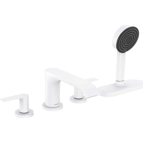 hansgrohe Vivenis 4-Loch Wannenrandarmatur mit Schlauchbox (1/5)