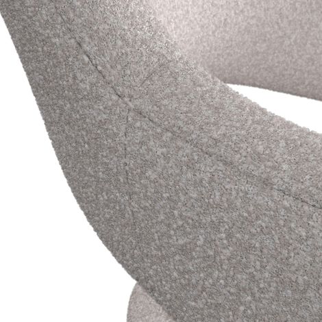 Mömax Armlehnstuhl Aria Creme Bouclé Gepolstert (1/5)
