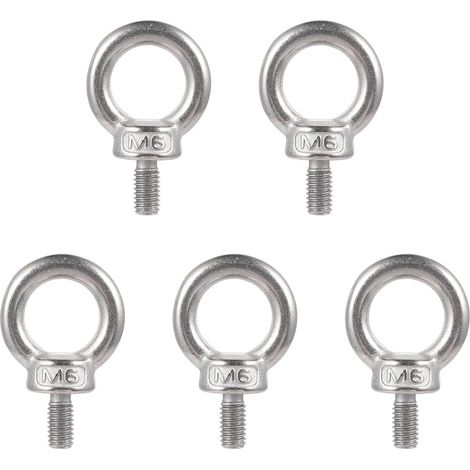 5 Pièces Œillets Écrou M6 en Acier Inoxydable pour Levage (1/5)