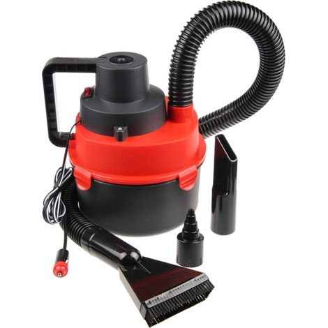 Aspirateur Portable 12 V - Aspirateur Humide Sec Compact pour Voiture - Lampe Torche Intégrée - 60 W - 24,5 x 19,5 x 24 cm (1/5)