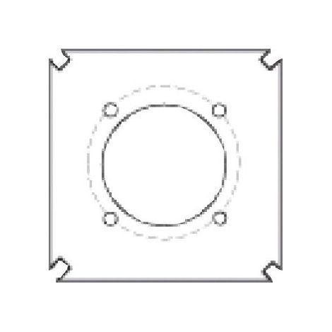 Brennerplatte 16x270x270 165/186 M10 - 7057648 von Buderus