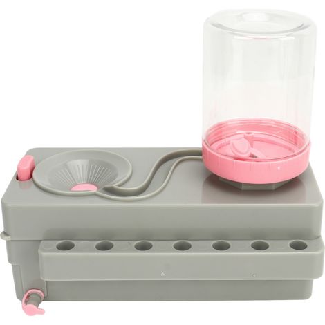 Pinceau nettoyeur en plastique, rinçage avec tuyau d'évacuation, gris et poudre, pour classe extérieur famille (1/5)
