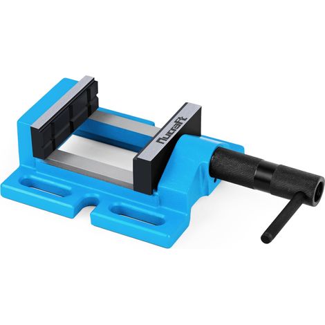 Étau pour perceuse avec mâchoires de 120 mm de largeur, et fonction de réglage, ouverture maximale de 110 mm (1/5)
