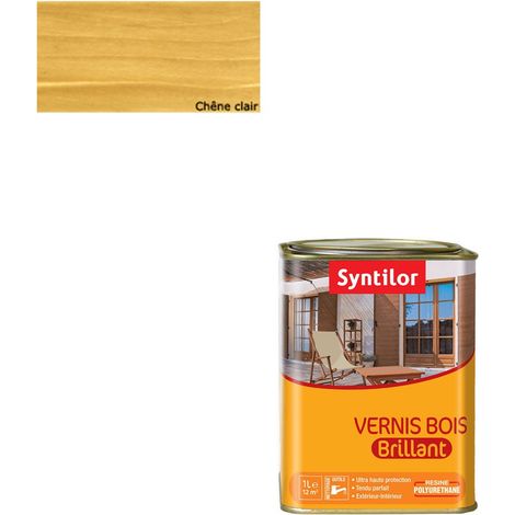 Vernis Bois Chêne Clair Brillant 1L