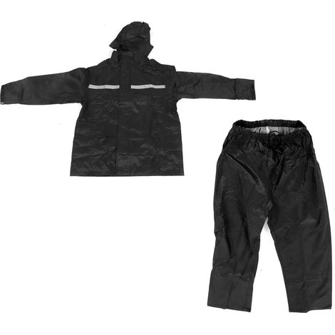 Waterproof Windproof Motorcycle Jacket, Reflective Waterproof Pants Set for Commuting, Cycling and Outdoor Activities (L) (1/4)