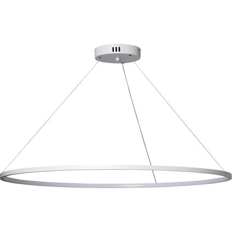 LED-Pendelleuchte 28W Metall CCT Wählbar Big Ivalo Weiß (1/5)