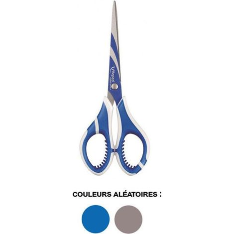 Ciseaux - MAPED - Zenoa fit - 17 cm - Poignées 3D ergonomiques - Lames souples