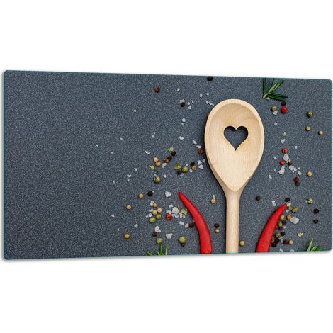 Tabla de cortar de cristal de 52x30 cm para cocina (1/5)