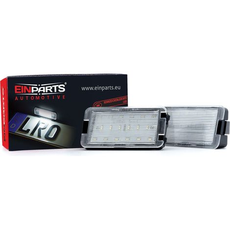 LED-Kennzeichenbeleuchtung, 6000 K, kaltweiß, 12 V, CANBUS für Seat Altea, Arosa, Ibiza II/III/IV, Cordoba I/II, Leon, Toledo III