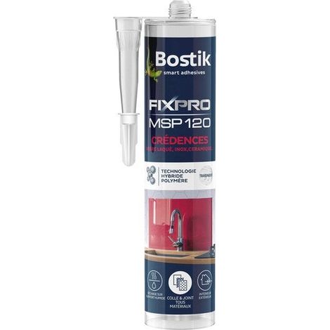 Klebeverbindung innen/außen Polymer Bostik Fixpro MSP 120 Credences 290ml BOSTIK