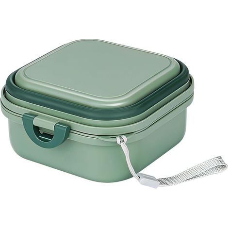 Ciotola pieghevole 2 in 1 per cani, ciotola da viaggio da 400 ml con coperchio e cordino in nylon per cani e gatti, passeggiate, escursioni, campeggio, viaggi