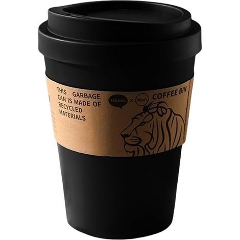 Poubelle Bac À Déchets Design Tasse Café À Couvercle Basculant,Grande Capacité Silencieuse - Utilisation Intérieur/Extérieur: Cuisine, Bureau, Salle de Bain, Patio (1/5)