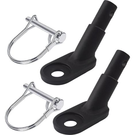 Enganche universal para remolque de bicicleta infantil, 2 piezas, con hebilla en forma de U, accesorio para remolque de bicicleta, para niños y perros (estilo 1) (1/5)