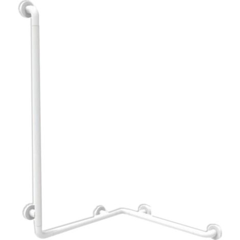 Angolare di sicurezza sx-dx 70x70x110h alluminio bianco (1/3)