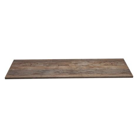 Plateau meuble sous vasque Rosario Oak - Marron - L 120,4 x l 46 - Livraison gratuite