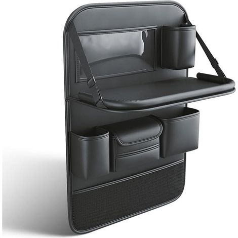 Organisateur de Voiture pour Benz VITO Box/Mixto/Tourer (W447) 2014- 2022 2023 2024 2025-2026, avec Table Pliable en Cuir PU, Rangement Siège Arrière Imperméable,Protection de Dossier Robuste (1/5)