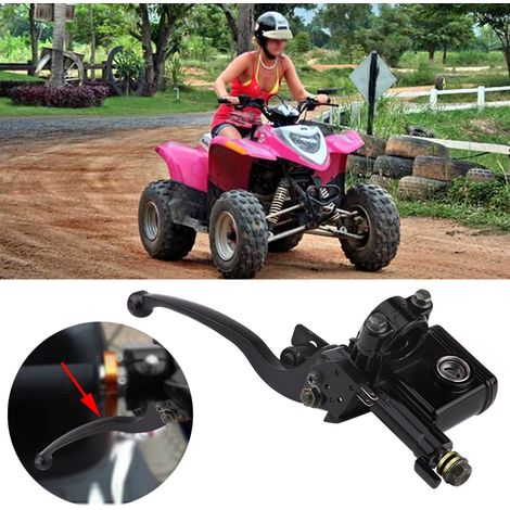 7/8" 22mm Maître-cylindre d'embrayage et frein avant gauche pour quad 50cc 110cc 150cc, pompe de levier ATV (1/5)