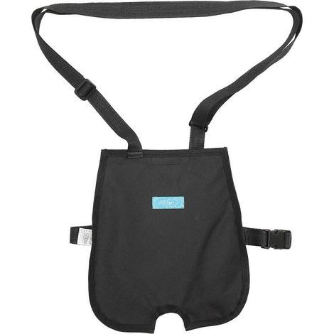 Urinbeutel, Befestigungsvorrichtung für Urinbeutel, Urinbeutelhalter für Patienten, Urinbeutel, Patientenbedarf – 29 x 25 x 1 cm – Schwarz (1/4)