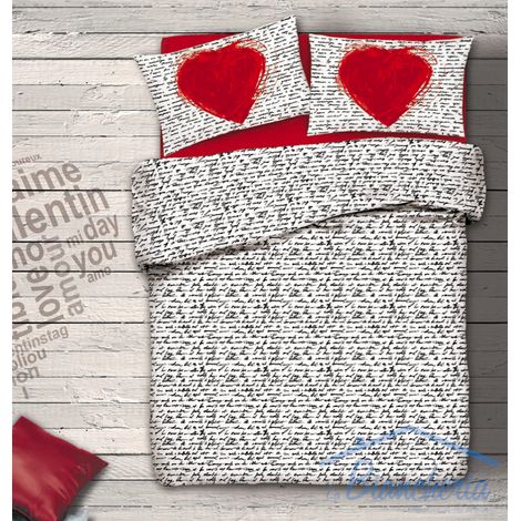 Les FEUILLES COMPLÈTES de COEUR ROUGE AVEC LETTRAGE var.16 SINGLE 1 PLACE