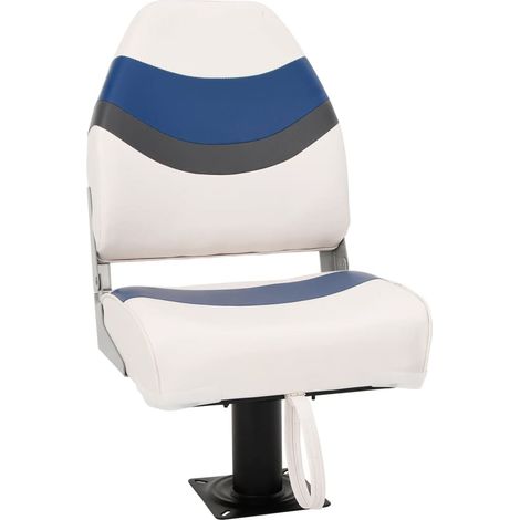 Maison Exclusive - Set Sedile da Barca Pieghevole 2pz con Schienale Alto