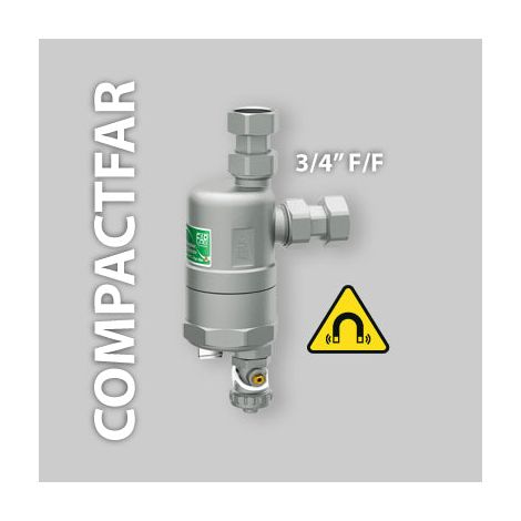 Defangatore Magnetico Ultracompatto "Compactfar" Cromato 3/4" Ff (1/7)