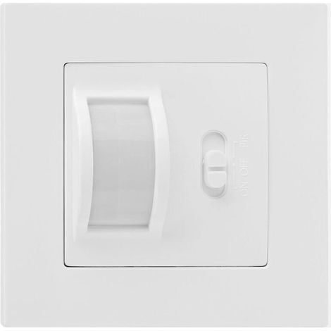 Détecteur de Mouvement PIR 140 ° Interrupteur Mural Distance de Détection 8 Mètres Remplacement d'un Bouton Poussoir pour Lampes Ampoules LED Couloir Magasin Systèmes Sécurité pour La Maison (1/5)