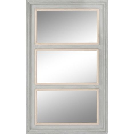Espejo Madera Espejo 150X5X90 Gris (1/4)