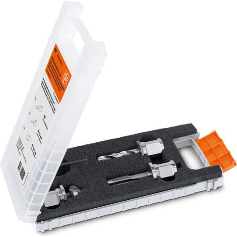 Fein Set de tarauds pour taraudage debouchant, Filetage M 8