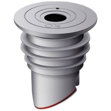 QORVA-Joint de Tuyau de Machine à Lave , 35-40mm Gris Joint de Tuyau de Vidange de Machine à Laver avec Bouchon d'Étanchéité en Silicone, Tuyau pour Machine à Laver pour Cuisine Domestique (1/5)