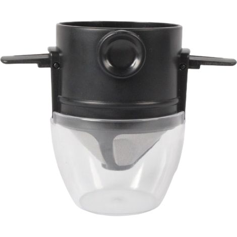 Filtre à café double couche en acier inoxydable, filtre à café filtre à infusion manuelle réutilisable, filtres pour cafetière