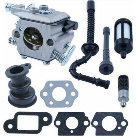 Carburateur pour tronçonneuses Stihl MS210 MS230 MS250 210 230 250 021 023 025, avec filtre à air et conduite de carburant, peut remplacer Zama C1Q-S76, 1123 120 0603. (1/4)